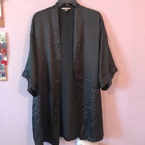 Victoria’s Secret Vintage Silk Black Robe Lingerie